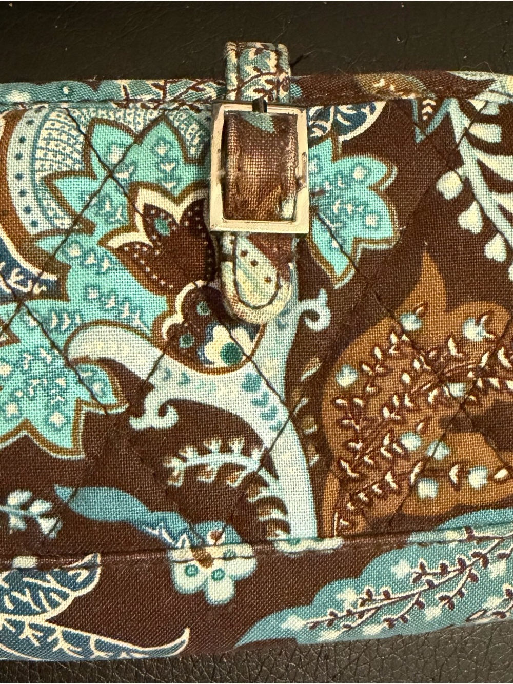Vera Bradley Java Blue photo wallet/card keeper